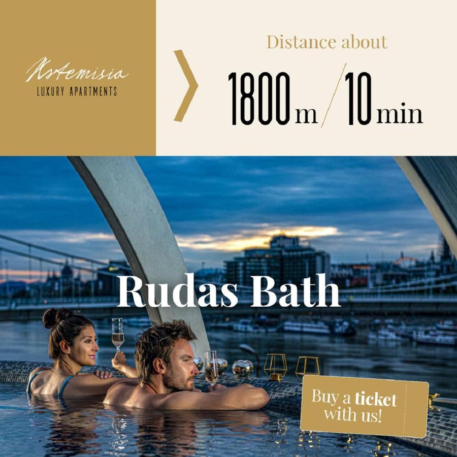 Artemisia Luxury Apartments Balcony Budapest Exteriör bild