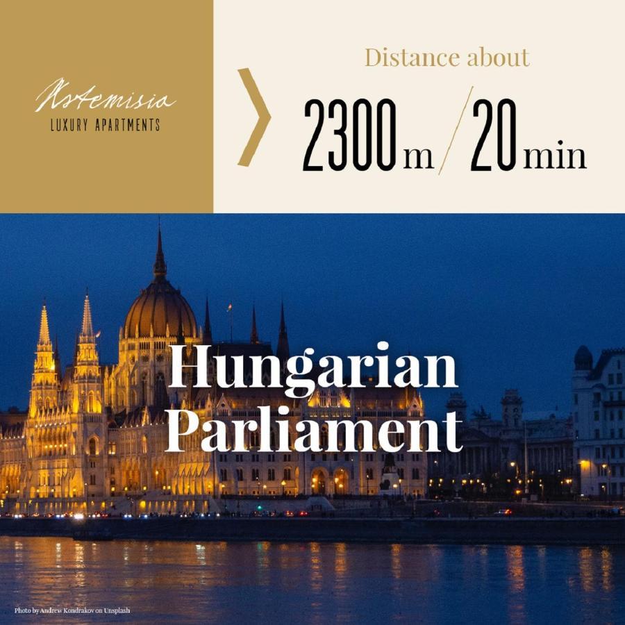 Artemisia Luxury Apartments Balcony Budapest Exteriör bild