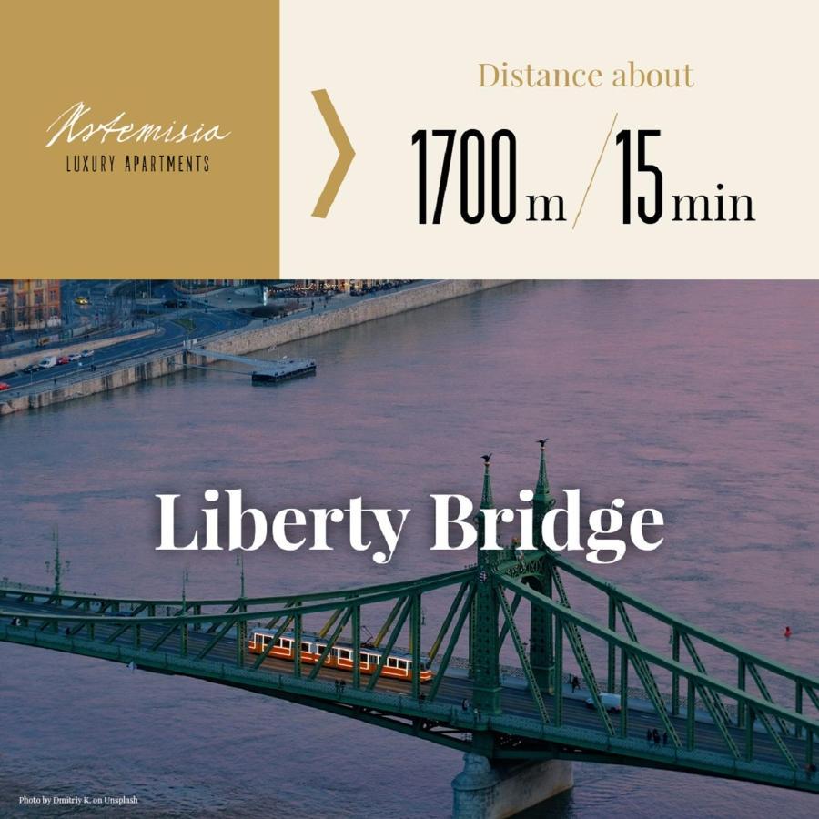 Artemisia Luxury Apartments Balcony Budapest Exteriör bild